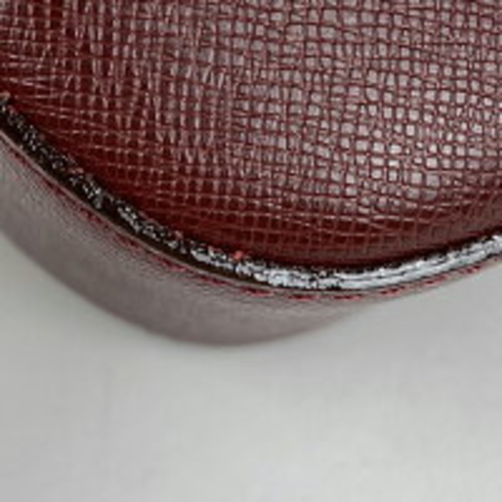 Burberry Nova Check Logo Shoulder Bag Beige Bordeaux Canvas - Picture 4 of 5
